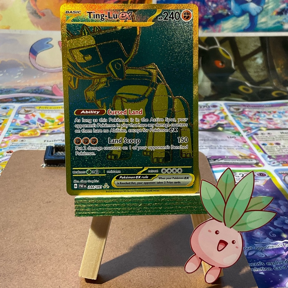 Paldean Fates Ting-Lu EX Gold Secret Rare S&V 244/091